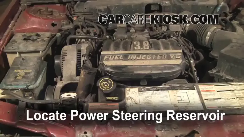 1993 Mercury Sable GS 3.8L V6 Sedan Power Steering Fluid